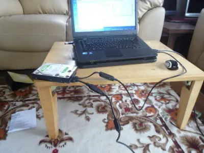 復元作業 USBケーブルでつなぐ