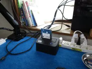 データ復旧中の写真
