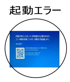 WWindowsエラー画面