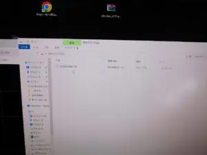 USBメモリーに保存