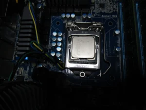 CPUグリースキレイにふき取ったCPU本体
