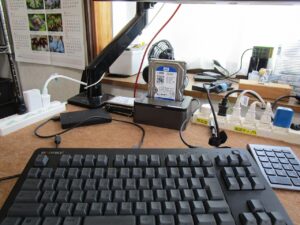 ハードディスクの検査とデータ抽出