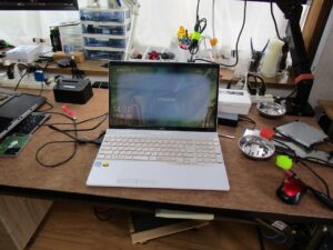 液晶がぼやけている