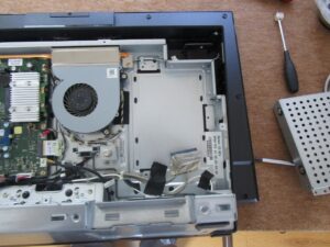 ハードディスクを外す