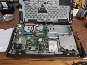 カバーを開けた状態