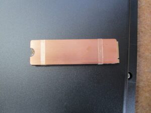 銅板の冷却シンクに取り換える