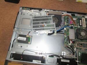 裏面を外した状態です。